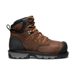 Men KEEN Work Boots & Shoes<Men'S Camden 6" Waterproof Boot Int Met (Carbon-Fiber Toe) | Leather Brown/Black