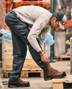 Men KEEN Work Boots & Shoes<Men'S Camden 6" Waterproof Boot Int Met (Carbon-Fiber Toe) | Leather Brown/Black