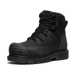 Men KEEN Work Boots & Shoes<Men'S Camden 6" Waterproof Boot (Carbon-Fiber Toe) | Black/Black