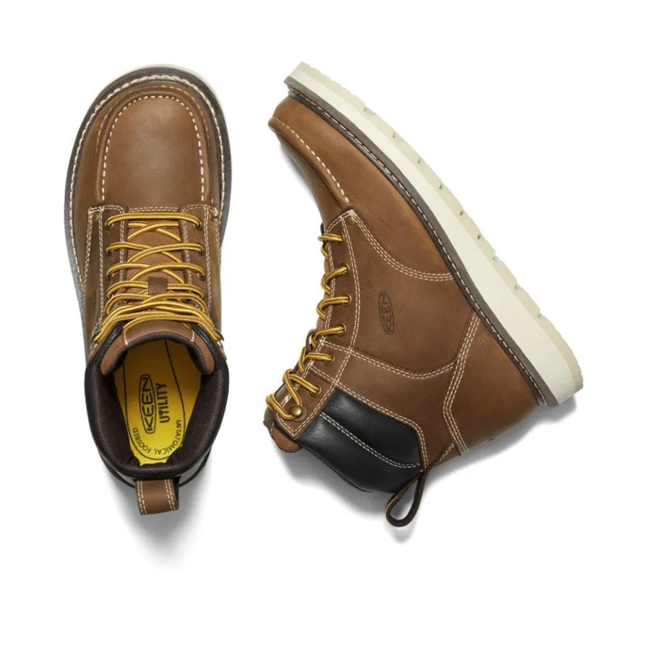Men KEEN Work Boots & Shoes<Men'S Cincinnati 6" Boot (Soft Toe) | Belgian/Sandshell