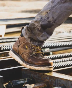 Men KEEN Work Boots & Shoes<Men'S Cincinnati 6" Boot (Soft Toe) | Belgian/Sandshell