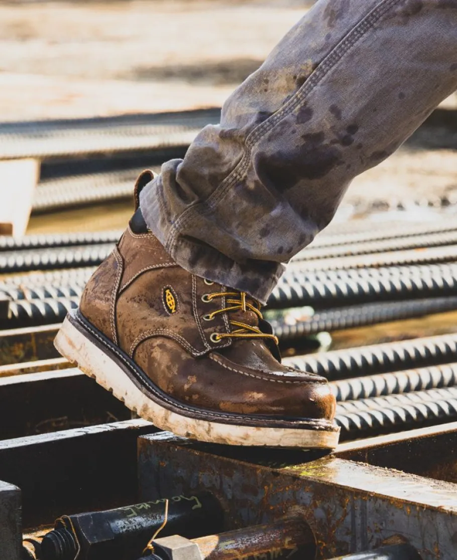 Men KEEN Work Boots & Shoes<Men'S Cincinnati 6" Boot (Soft Toe) | Belgian/Sandshell