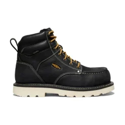 Men KEEN Work Boots & Shoes<Men'S Cincinnati 6" Waterproof 90° Heel Boot (Carbon-Fiber Toe) | Black/Sandshell