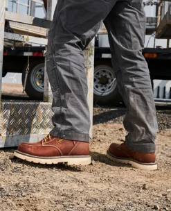 Men KEEN Work Boots & Shoes<Men'S Cincinnati 6" Waterproof 90° Heel Boot (Carbon-Fiber Toe) | Tuscan Red/Sandshell