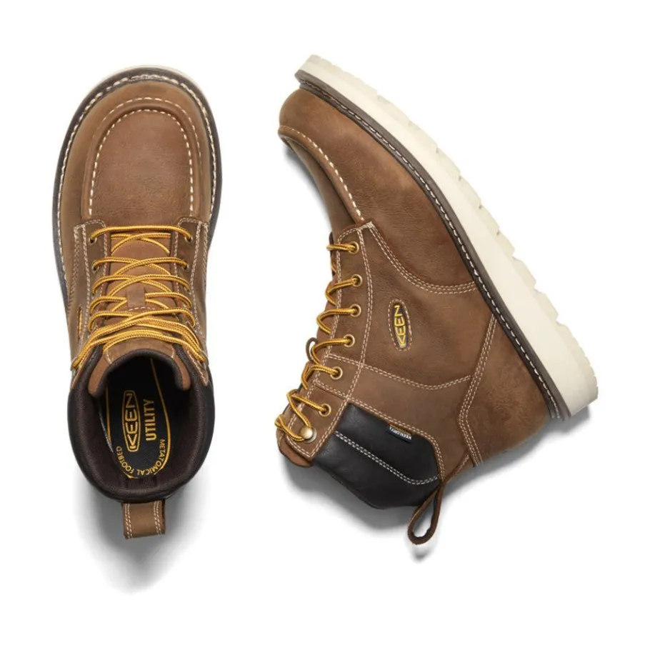 Men KEEN Work Boots & Shoes<Men'S Cincinnati 6" Waterproof Boot (Soft Toe) | Belgian/Sandshell