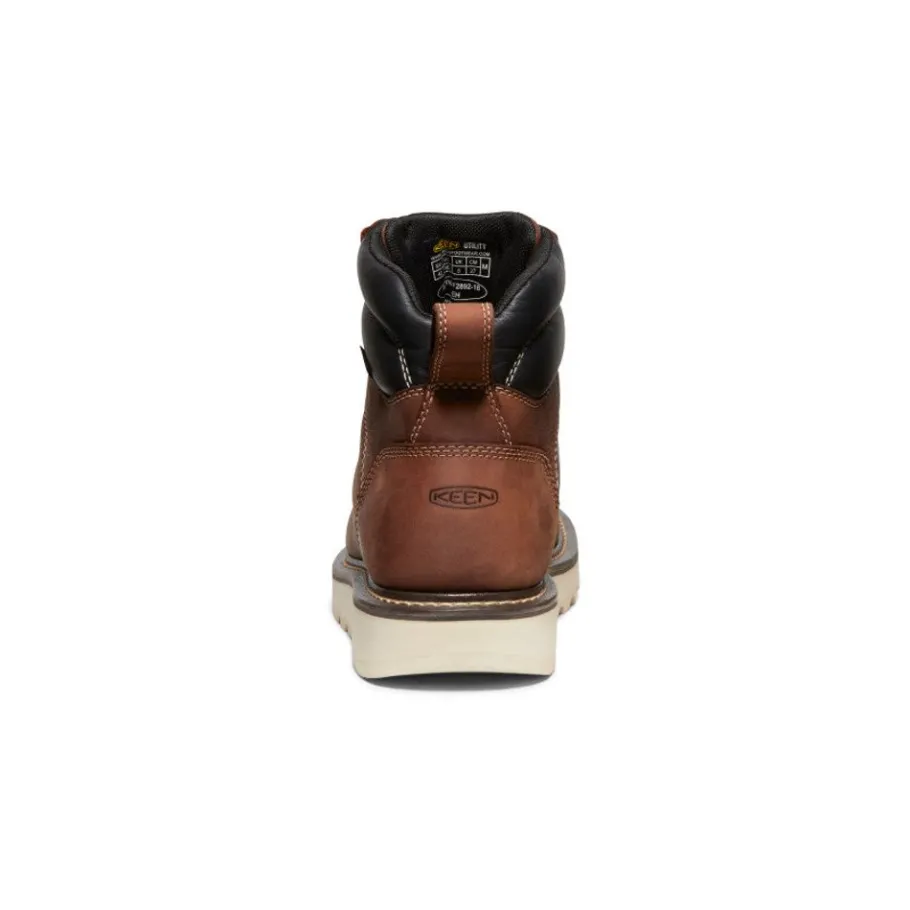 Men KEEN Work Boots & Shoes<Men'S Cincinnati 6" Waterproof Boot (Soft Toe) | Tuscan Red/Sandshell