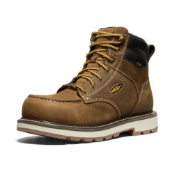Men KEEN Work Boots & Shoes<Men'S Cincinnati 6" Waterproof 90° Heel Boot (Carbon-Fiber Toe) | Belgian/Sandshell