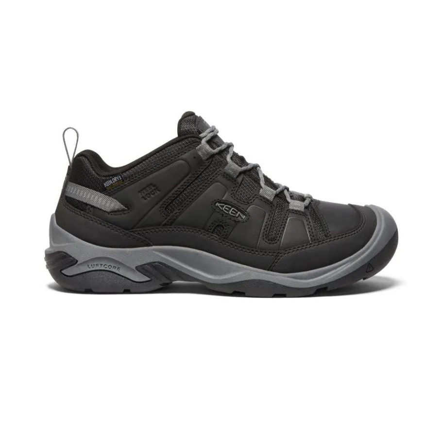 Men KEEN Shoes<Men'S Circadia Waterproof Shoe | Black/Steel Grey