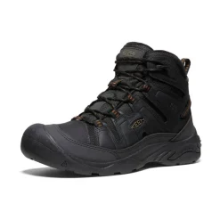 Men KEEN Boots<Men'S Circadia Waterproof Boot | Black/Curry