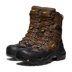 Men KEEN Work Boots & Shoes<Men'S Coburg 8" Waterproof Boot (Steel Toe) | Cascade Brown/Brindle
