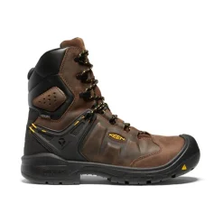 Men KEEN Work Boots & Shoes<Men'S Dover 8" Waterproof Boot (Carbon-Fiber Toe) | Dark Earth/Black