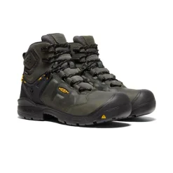 Men KEEN Work Boots & Shoes<Men'S Dover 6" Waterproof (Carbon-Fiber Toe) | Magnet/Black