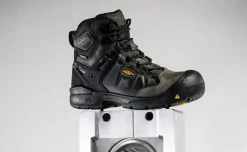 Men KEEN Work Boots & Shoes<Men'S Dover 6" Waterproof (Carbon-Fiber Toe) | Magnet/Black
