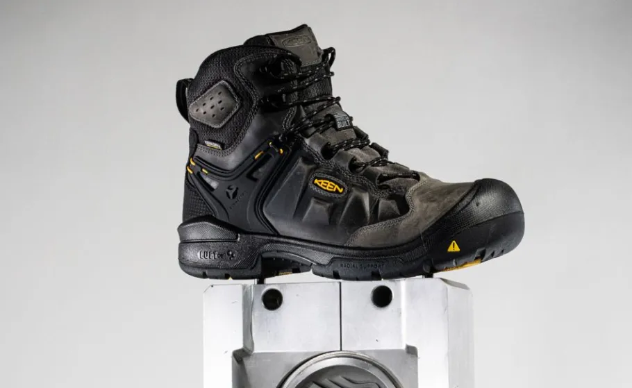 Men KEEN Work Boots & Shoes<Men'S Dover 6" Waterproof (Carbon-Fiber Toe) | Magnet/Black