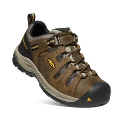 Men KEEN Work Boots & Shoes<Men'S Flint Ii (Soft Toe) | Cascade Brown/Golden Rod