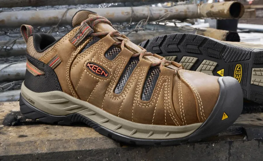 Men KEEN Work Boots & Shoes<Men'S Flint Ii (Steel Toe) | Shitake/Rust