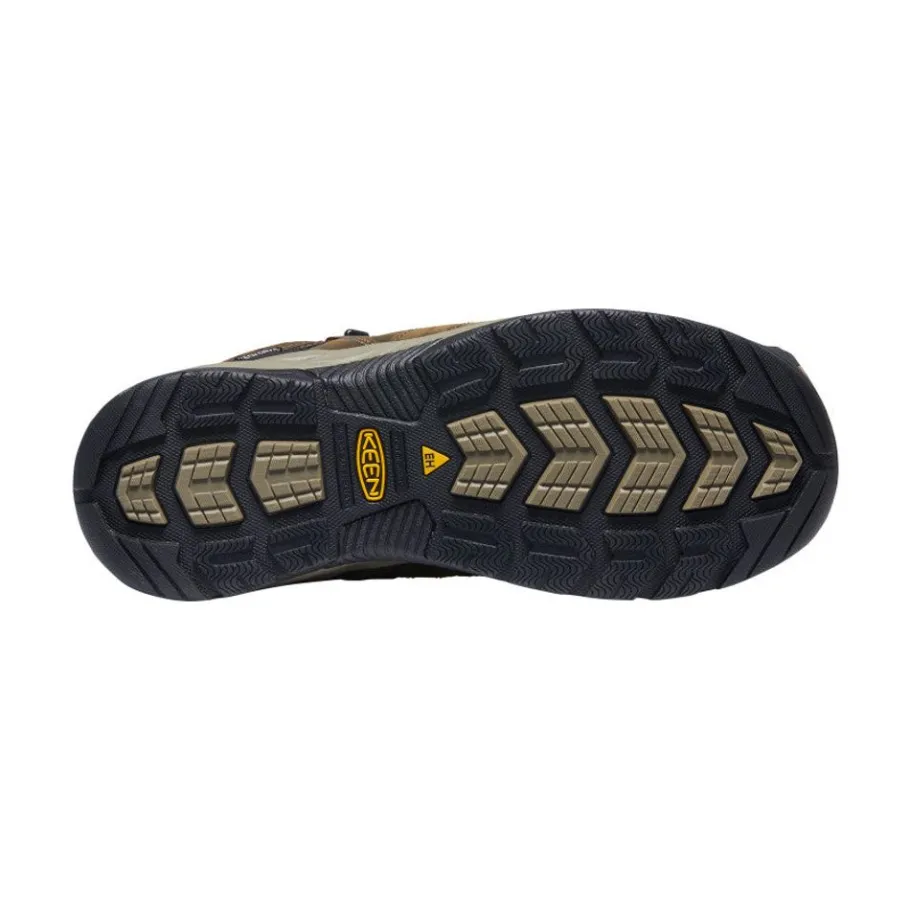 Men KEEN Work Boots & Shoes<Men'S Flint Ii Waterproof Mid (Soft Toe) | Black Olive/Brindle