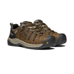Men KEEN Work Boots & Shoes<Men'S Flint Ii Waterproof (Steel Toe) | Cascade Brown/Orion Blue