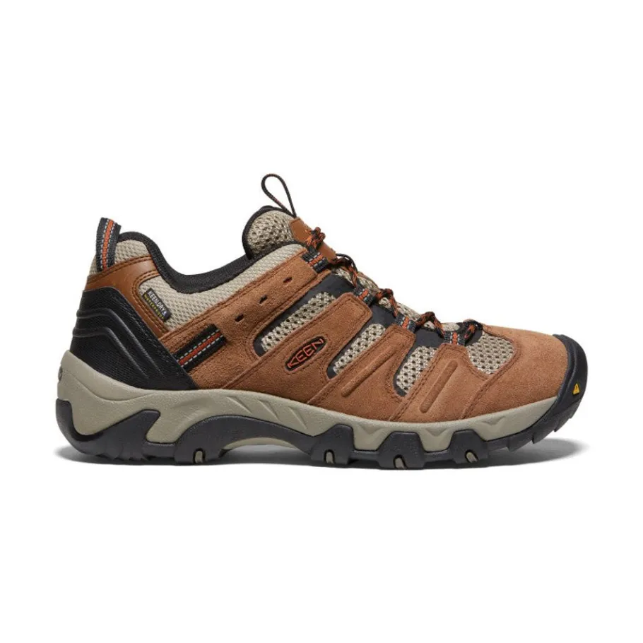 Men KEEN Shoes<Men'S Headout Waterproof Hiking Shoe | Bison/Fossil Orange