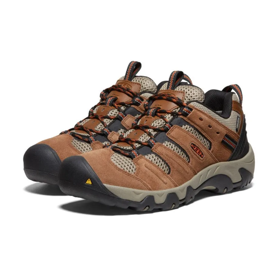 Men KEEN Shoes<Men'S Headout Waterproof Hiking Shoe | Bison/Fossil Orange