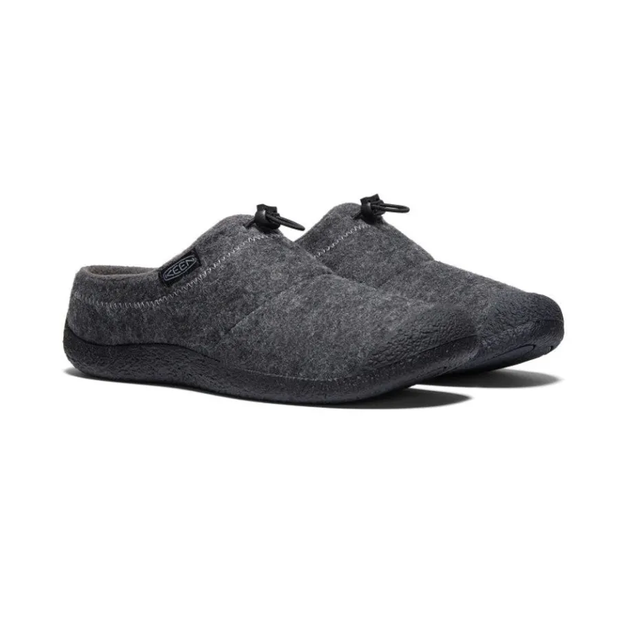 Men KEEN Slip-Ons<Men'S Howser Iii Slide | Charcoal Grey Felt/Black