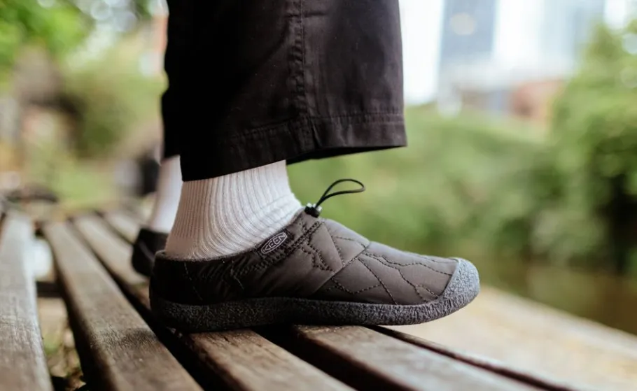 Men KEEN Slip-Ons<Men'S Howser Iii Slide | Charcoal Grey Felt/Black