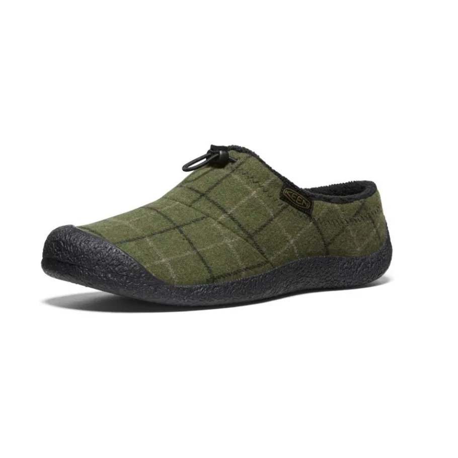 Men KEEN Slip-Ons<Men'S Howser Iii Slide | Dark Olive Plaid