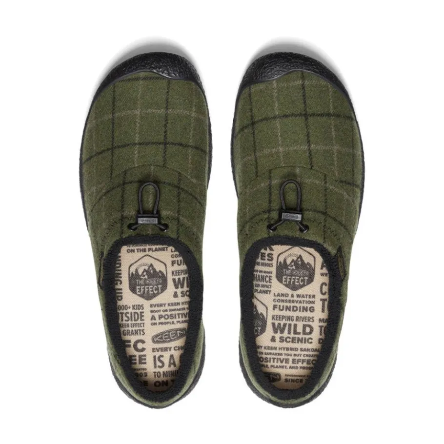 Men KEEN Slip-Ons<Men'S Howser Iii Slide | Dark Olive Plaid