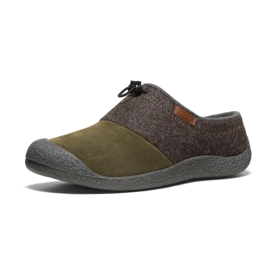 Men KEEN Slip-Ons<Men'S Howser Iii Slide | Dark Brown Felt/Canteen