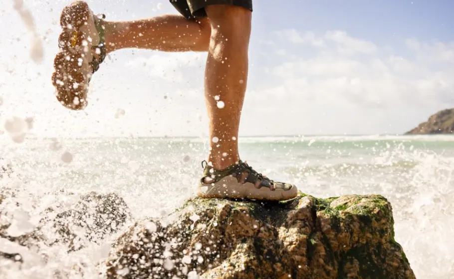 Men KEEN Sandals<Men'S Hyperport H2 Sandal | Alloy/Legion Blue
