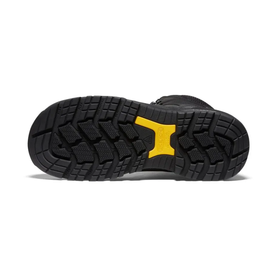 Men KEEN Work Boots & Shoes<Men'S Independence 6" Waterproof Boot (Soft Toe) | Black/Black