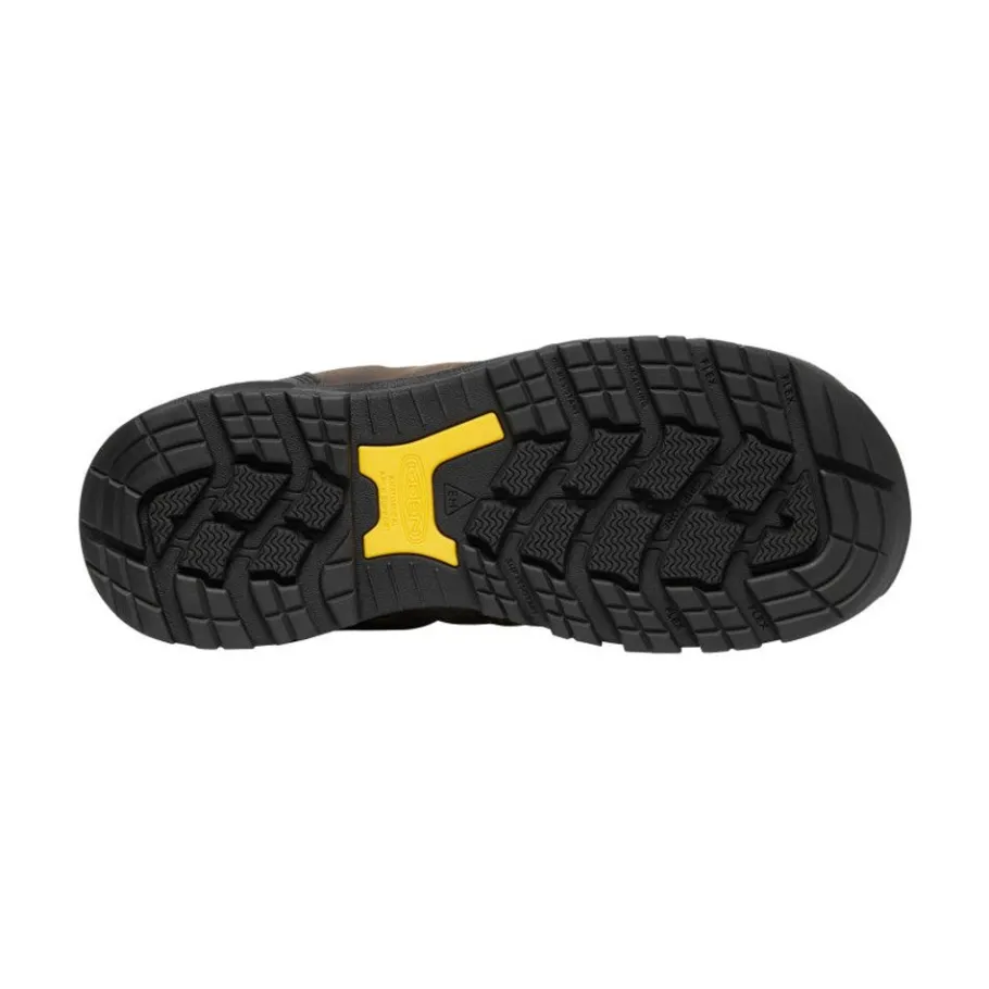 Men KEEN Work Boots & Shoes<Men'S Independence 6" Waterproof Boot (Carbon Fiber Toe) | Dark Earth/Black