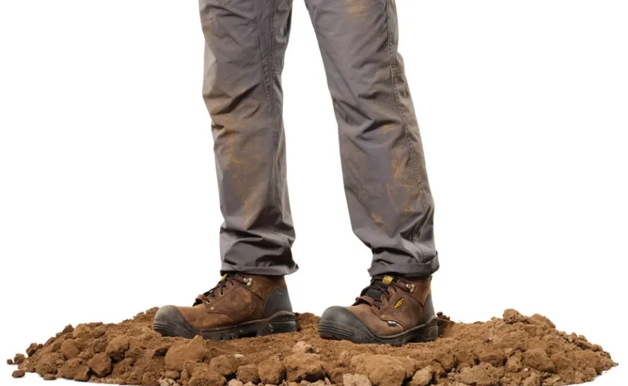 Men KEEN Work Boots & Shoes<Men'S Independence 6" Waterproof Boot (Carbon Fiber Toe) | Dark Earth/Black