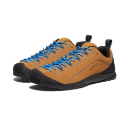 Men KEEN Shoes<Men'S Jasper Suede Sneakers | Cathay Spice/Orion Blue