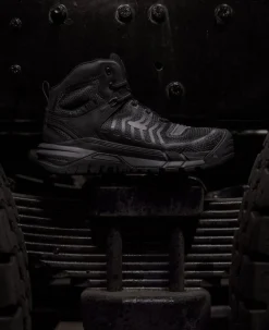 Men KEEN Work Boots & Shoes<Men'S Kansas City Mid (Carbon-Fiber Toe) | Black/Gun Metal