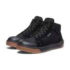 Men KEEN Work Boots & Shoes<Men'S Kenton Mid Work Shoe (Carbon-Fiber Toe) | Black/Gum