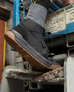 Men KEEN Work Boots & Shoes<Men'S Kenton Mid Work Shoe (Carbon-Fiber Toe) | Black/Gum