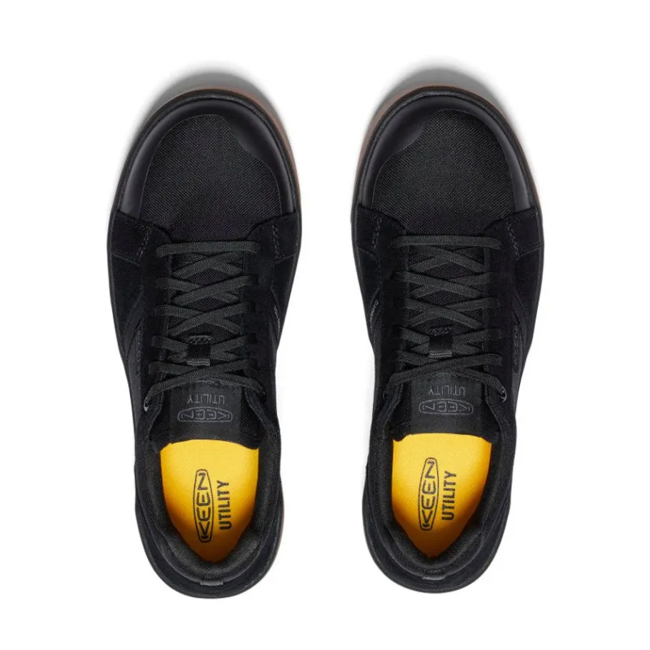 Men KEEN Work Boots & Shoes<Men'S Kenton Work Shoe (Carbon-Fiber Toe) | Black/Gum