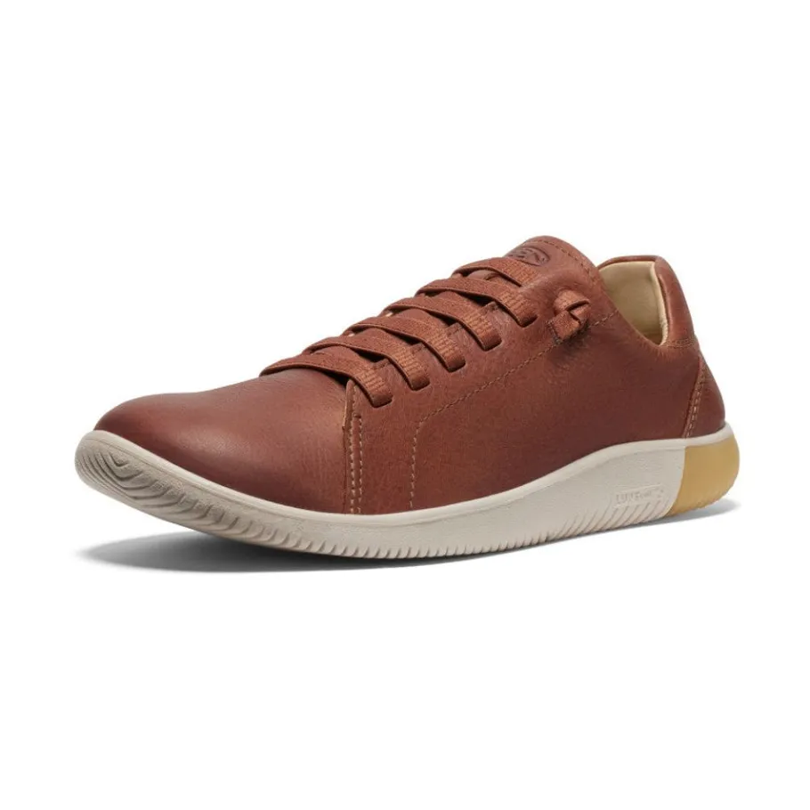 Men KEEN Slip-Ons<Men'S Knx Leather Sneaker | Tortoise Shell/Plaza Taupe