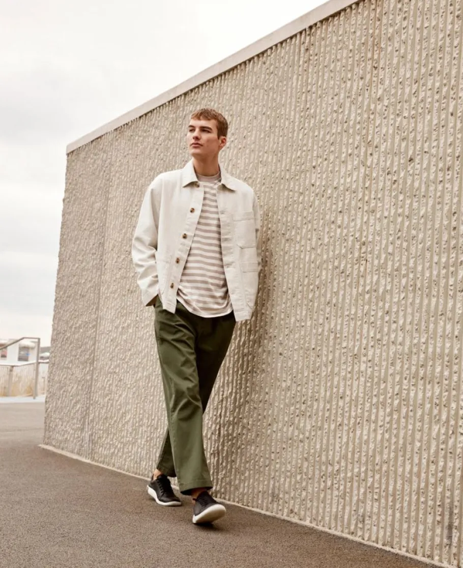 Men KEEN Slip-Ons<Men'S Knx Leather Sneaker | Star White/Star White