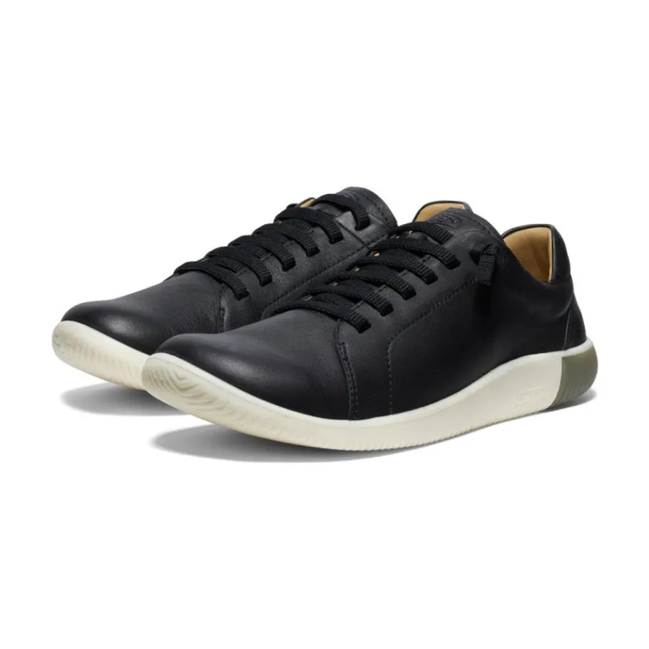 Men KEEN Slip-Ons<Men'S Knx Leather Sneaker | Black/Star White
