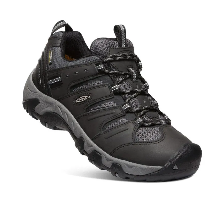 Men KEEN Shoes<Men'S Koven Waterproof Hiking Shoe | Black/Drizzle