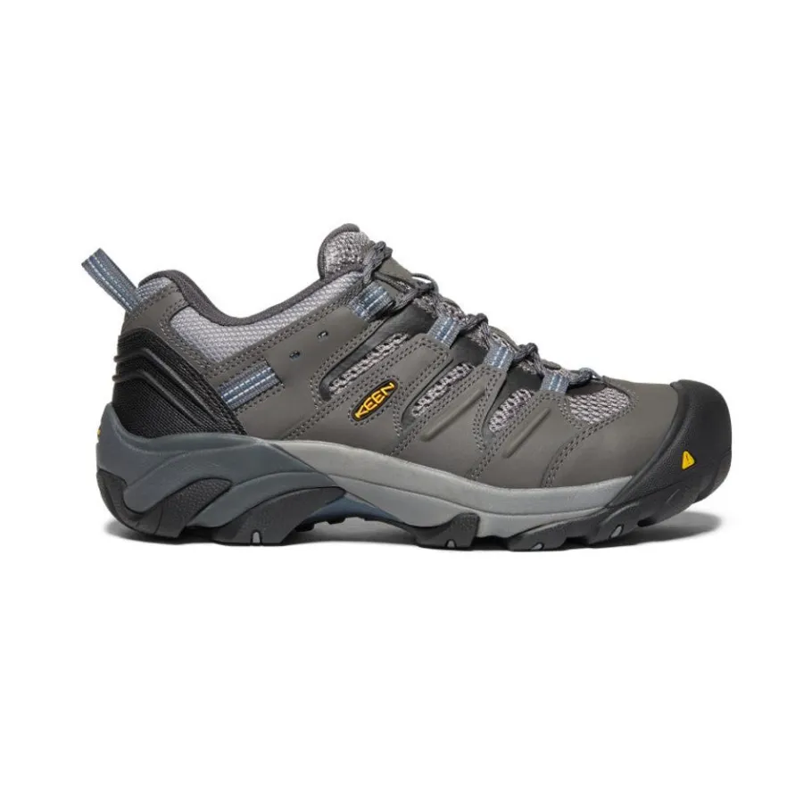 Men KEEN Work Boots & Shoes<Men'S Lansing Low (Steel Toe) | Magnet/Majolica Blue