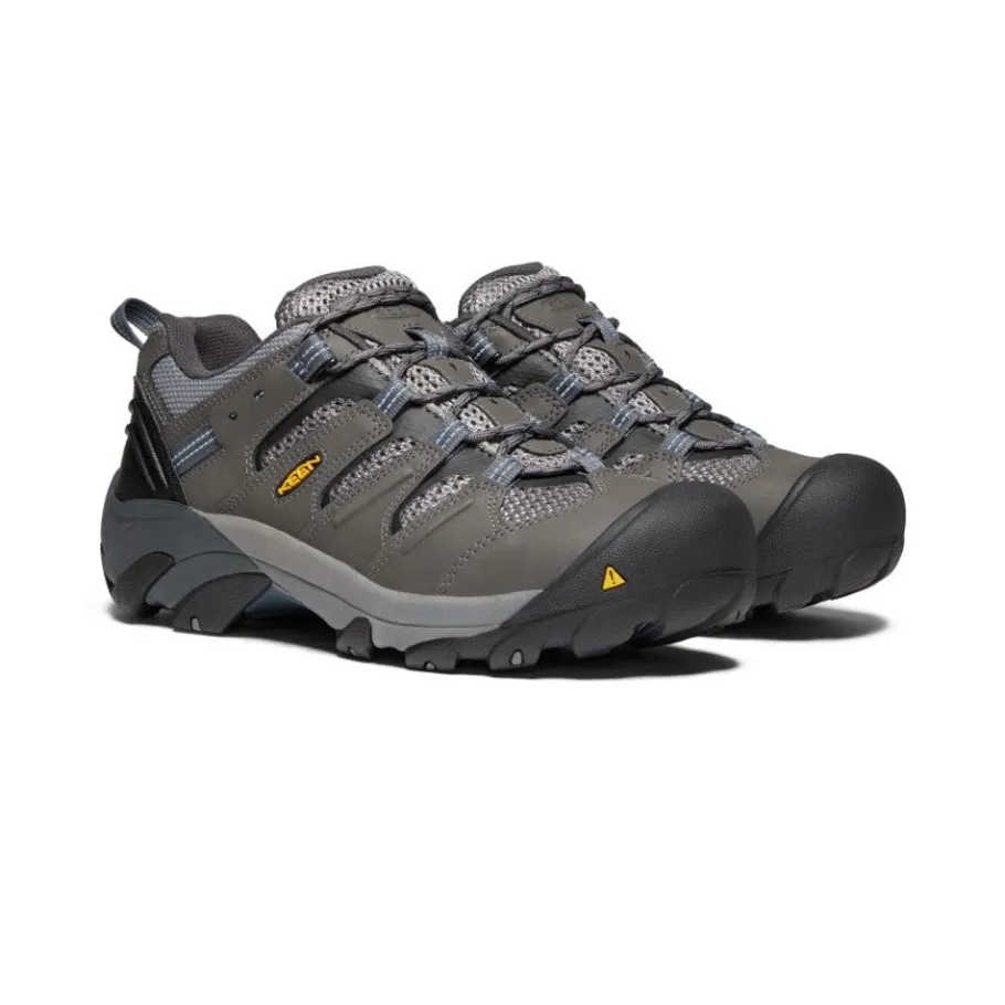 Men KEEN Work Boots & Shoes<Men'S Lansing Low (Steel Toe) | Magnet/Majolica Blue
