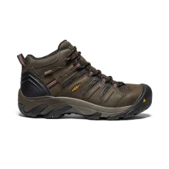 Men KEEN Work Boots & Shoes<Men'S Lansing Mid Waterproof (Steel Toe) | Cascade Brown/Brindle