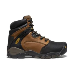 Men KEEN Work Boots & Shoes<Men'S Louisville 6" Met Waterproof Boot (Steel Toe) | Slate Black