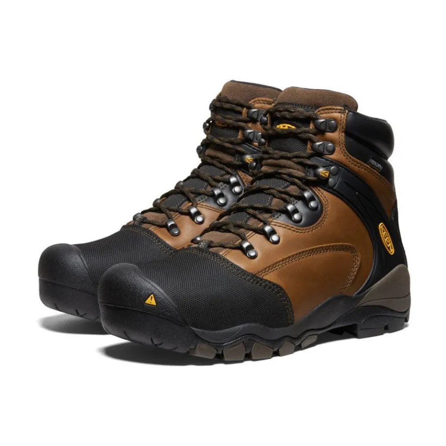 Men KEEN Work Boots & Shoes<Men'S Louisville 6" Met Waterproof Boot (Steel Toe) | Slate Black