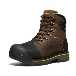 Men KEEN Work Boots & Shoes<Men'S Milwaukee Waterproof (Steel Toe) | Dark Earth