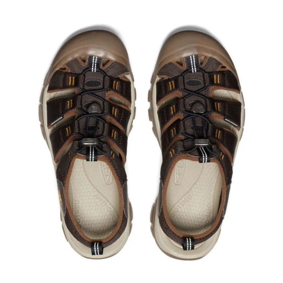 Men KEEN Sandals<Men'S Newport H2 | Java/Golden Yellow