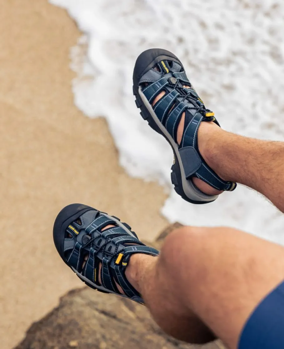 Men KEEN Sandals<Men'S Newport H2 | Java/Golden Yellow